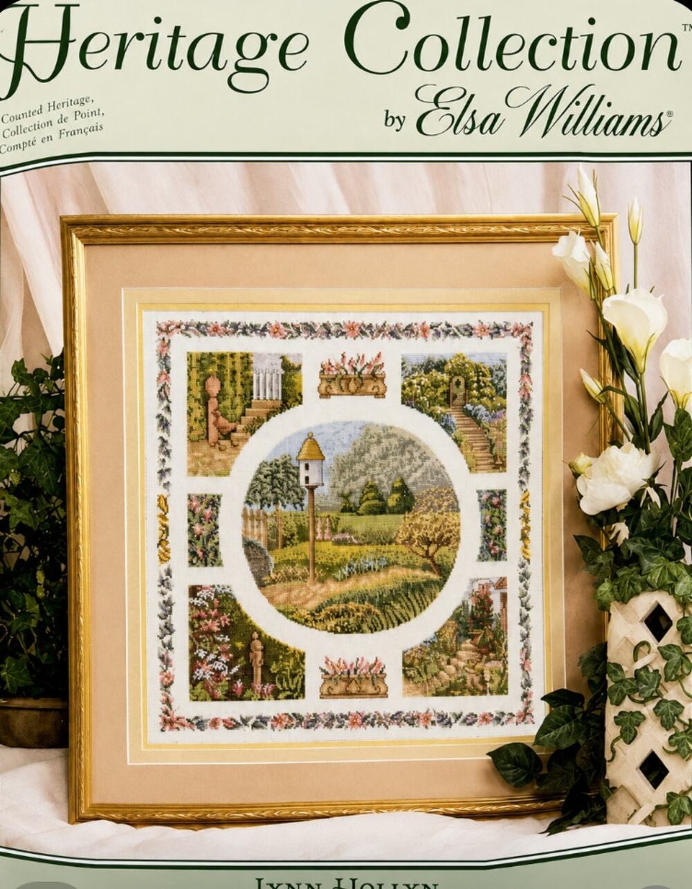 HERITAGE COLLECTION Elsa Williams Lynn Hollyn THE ENGLISH GARDEN Cross Stitch
